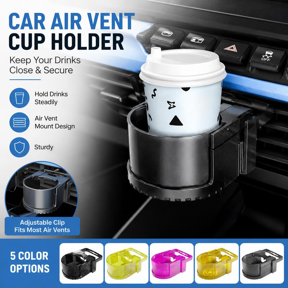 Coffee Equipment Holder - Tempat Minuman Multifungsi untuk Ventilasi AC