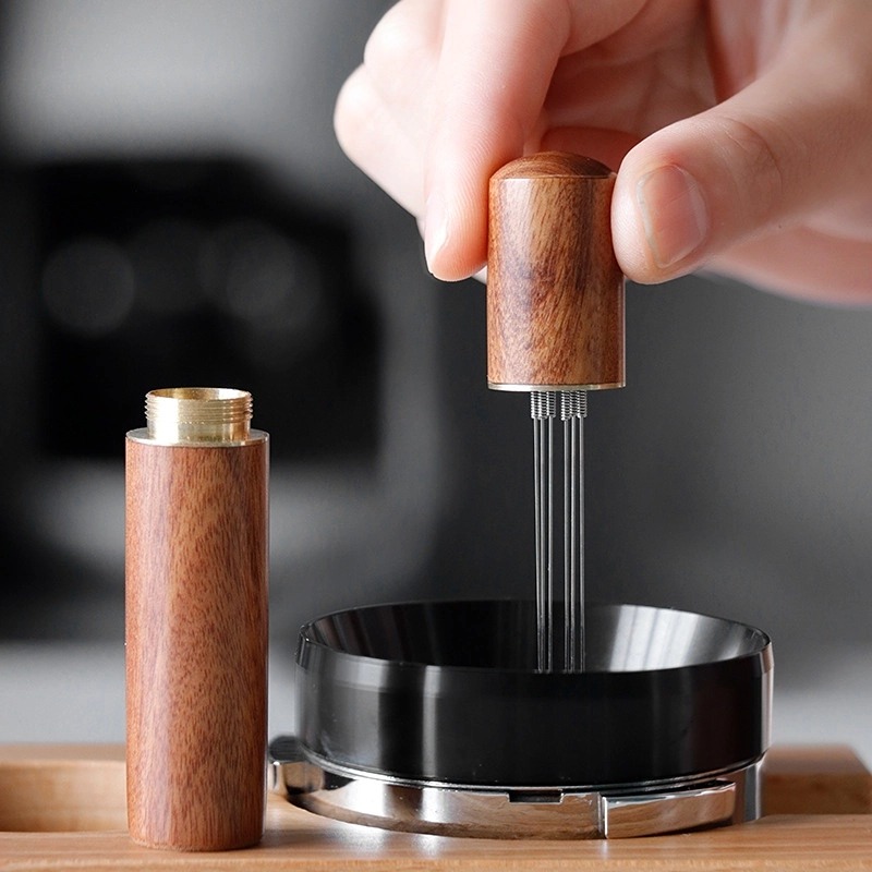 Coffee Equipment - Tamper bubuk kopi baja tahan karat,