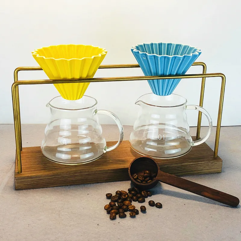Coffee Equipment Holder - Penyangga Filter Kopi Kuningan Komersial, Stand