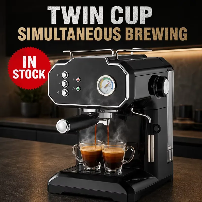 Mesin Espresso Semi Otomatis R - Pressure Gauge Espresso ulasan dan harga