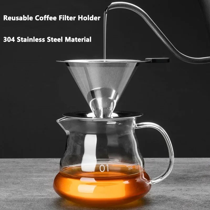 Filter Kopi Portabel Stainless - Coffee Equipment Holder ulasan dan harga