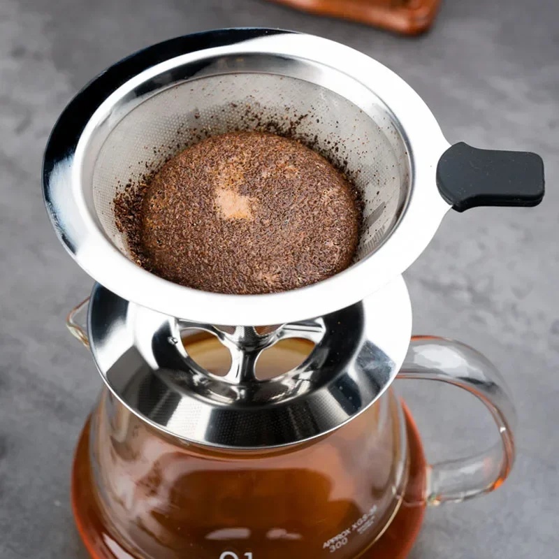 Filter Kopi Portabel Stainless - Coffee Equipment Holder ulasan dan harga
