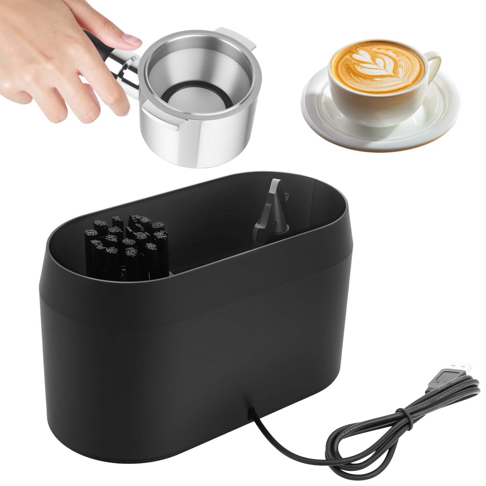 Pembersih Knock Box Otomatis E - Coffee Equipment Holder ulasan dan harga