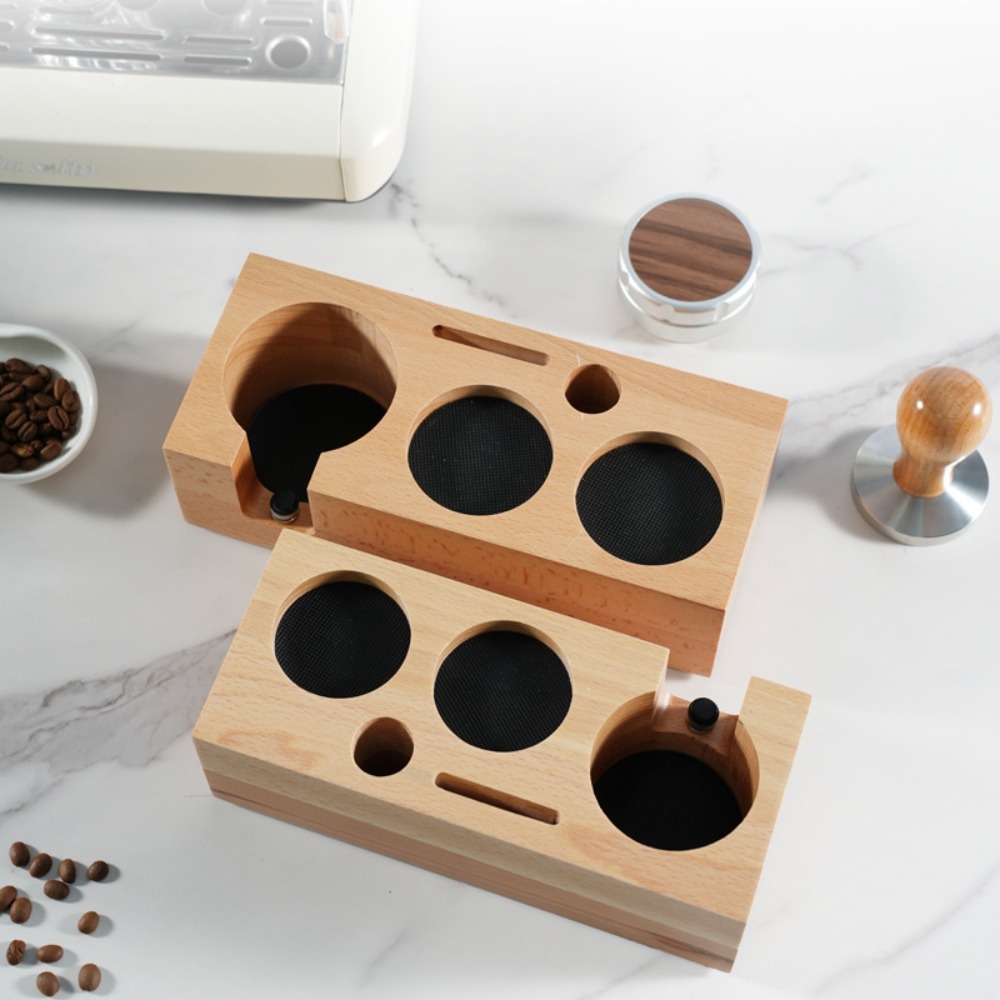 Stasiun Tamper Kopi Kayu 3 in  - Coffee Equipment Holder ulasan dan harga
