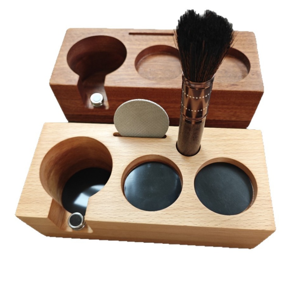 Stasiun Tamper Kopi Kayu 3 in  - Coffee Equipment Holder ulasan dan harga