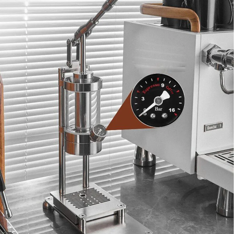 Mesin Espresso Manual dengan T - Pressure Gauge Espresso ulasan dan harga